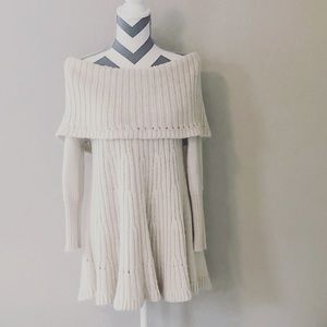 Shae Off The Shoulder Sweater Dress/Tunic Sweater